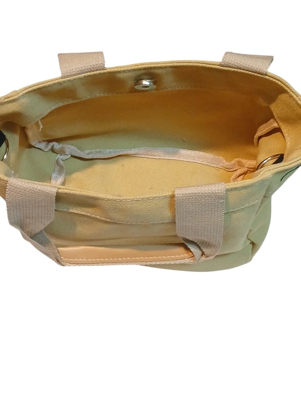 Peanuts -ECO Friendly Snoopy With a Heart on This Khaki Crossbody/Handbag 10 X 7